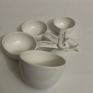 KitchenAid White Measuring Cups Set kitchen aid
